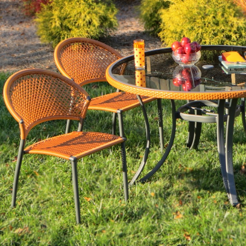 Rattan Garden on Sawgrass Resin Wicker Garden Dining Set Is Currently Not Available
