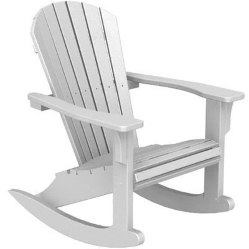 Adirondack Chairs on Recycled Plastic Seashell Adirondack Rocker Chair Pwshr22