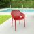 Air XL Outdoor Dining Arm Chair Red ISP007-RED #6