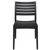 Ares Resin Outdoor Dining Chair Black ISP009-BLA #5