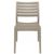Ares Resin Outdoor Dining Chair Taupe ISP009-DVR #5