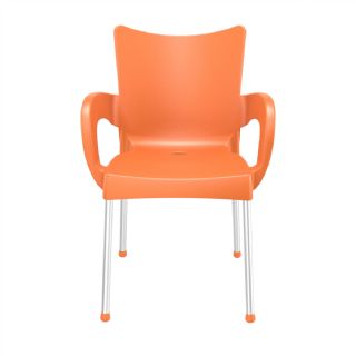 RJ Resin Outdoor Arm Chair White ISP043 360° view