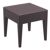 Miami Wickerlook Resin Patio Side Table Brown 18 inch. ISP858