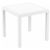 Orlando Wickerlook Resin Square Patio Dining Table White 31 inch. ISP875