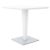 Riva Wickerlook Resin Square Patio Dining Table White 28 inch. ISP884